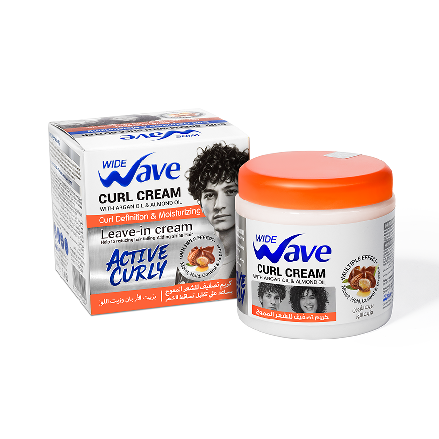 CURL CREAM WITH ARGAN OIL & ALMOND OIL